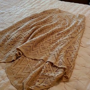 Britt's Knits Tan Poncho